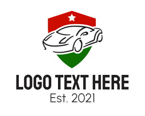 Auto Detailing Car Insurance   logo design