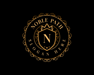 Regal Crown Shield logo design