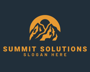 Nature Mountain Summit logo design