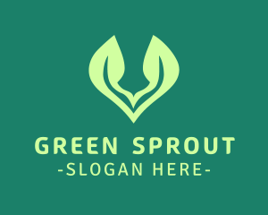 Leaf Sprout Spa logo design