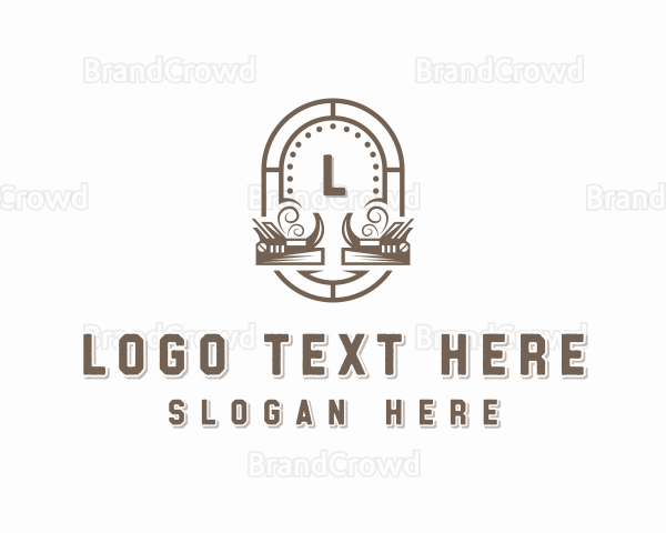 Carpentry Woodwork Builder Logo