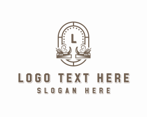 Carpentry Woodwork Builder logo design