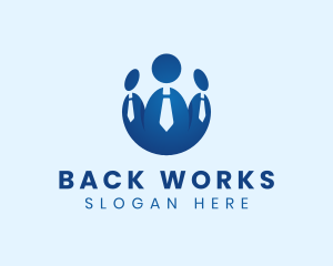 Recruitment Professional Employee logo design