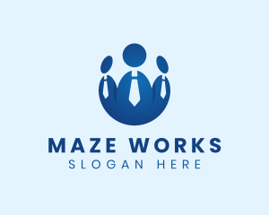 Recruitment Professional Employee logo design