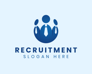 Recruitment Professional Employee logo design