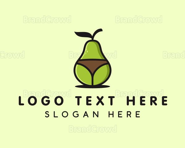 Sexy Avocado Bikini Logo