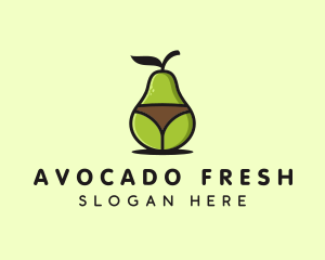 Avocado - Sexy Avocado Bikini logo design