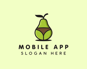 Dating App - Sexy Avocado Bikini logo design