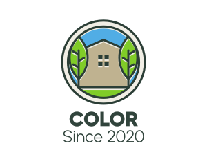 Green House Patch logo design