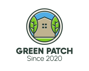 Patch - Green House Patch logo design