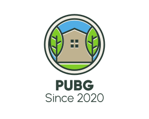 Community - Green House Patch logo design