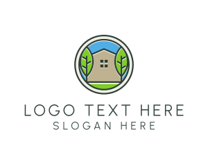 Patch - Green House Patch logo design