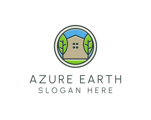 Green House Patch logo design