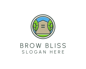 Green House Patch logo design