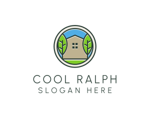 Green House Patch logo design