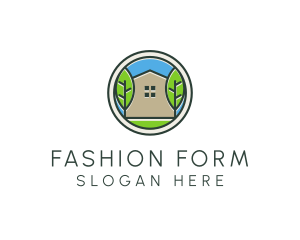 Green House Patch logo design