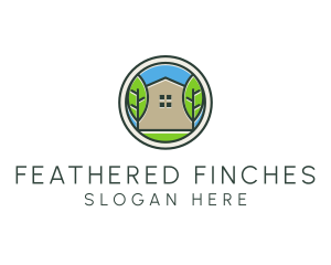 Green House Patch logo design