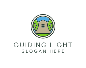 Green House Patch logo design