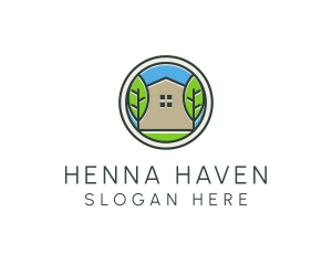 Green House Patch logo design