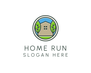 Green House Patch logo design