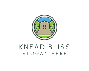 Green House Patch logo design