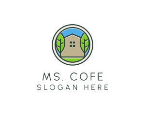 Green House Patch logo design