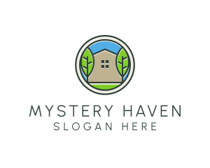 Green House Patch logo design