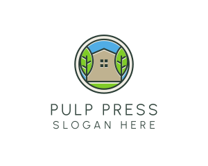 Green House Patch logo design