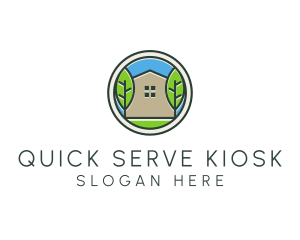 Green House Patch logo design