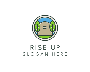 Green House Patch logo design