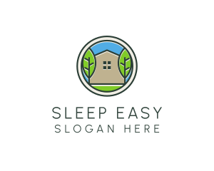 Green House Patch logo design