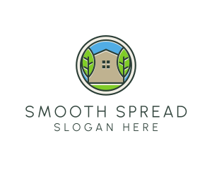 Green House Patch logo design