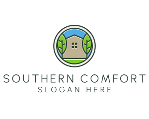 Green House Patch logo design