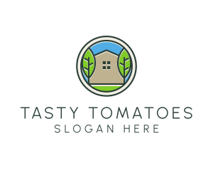 Green House Patch logo design