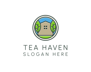 Green House Patch logo design