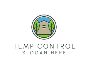 Green House Patch logo design