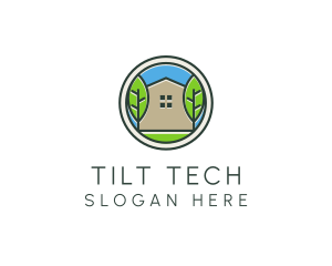 Green House Patch logo design