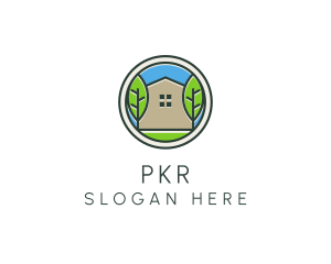 Green House Patch logo design