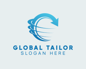 Global Arrow Trading logo design