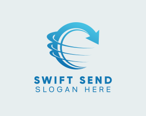 Send - Global Arrow Trading logo design