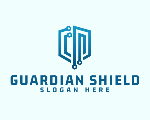 Secure - Digital Network Security logo design