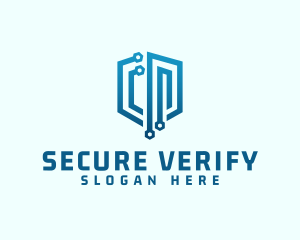 Digital Network Security logo design