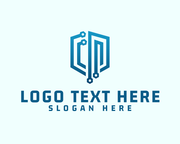 Bandwidth - Digital Network Security logo design