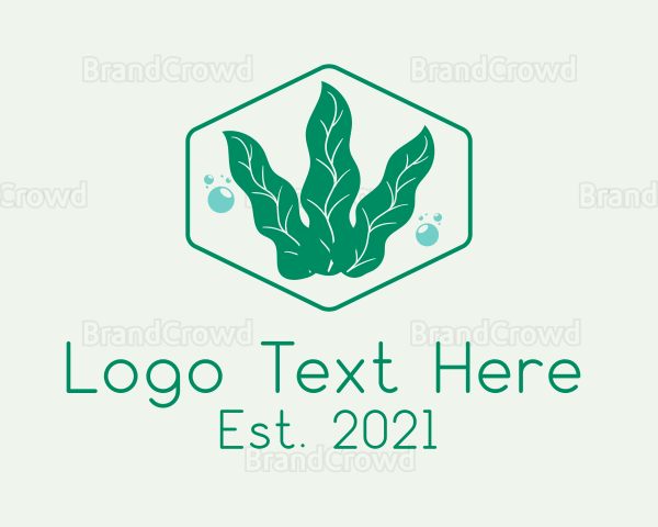 Green Ocean Seaweed Logo