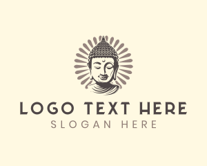 Religious Spiritual Buddha  logo design