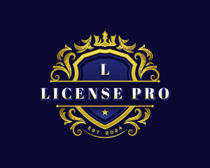 Luxury Crown Shield logo design