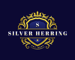 Luxury Crown Shield logo design