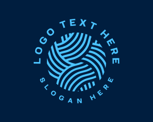 Wave Yarn Pattern Logo