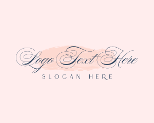 Salon - Elegant Stylist Business logo design