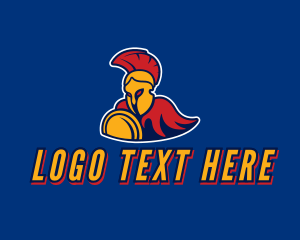 Soldier - Spartan Warrior Soldier Gaming logo design